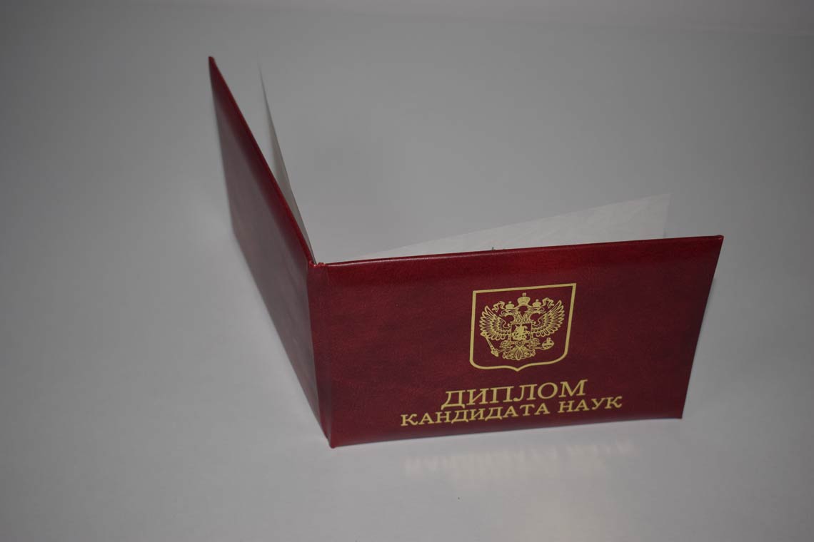 Диплом Кандидата Наук 2001-2012 в Ачинске корка