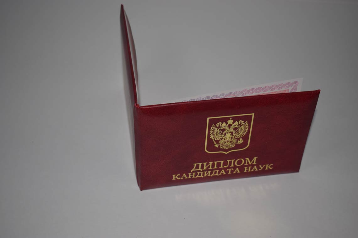 Диплом Кандидата Наук 2013-2016 в Ачинске корка